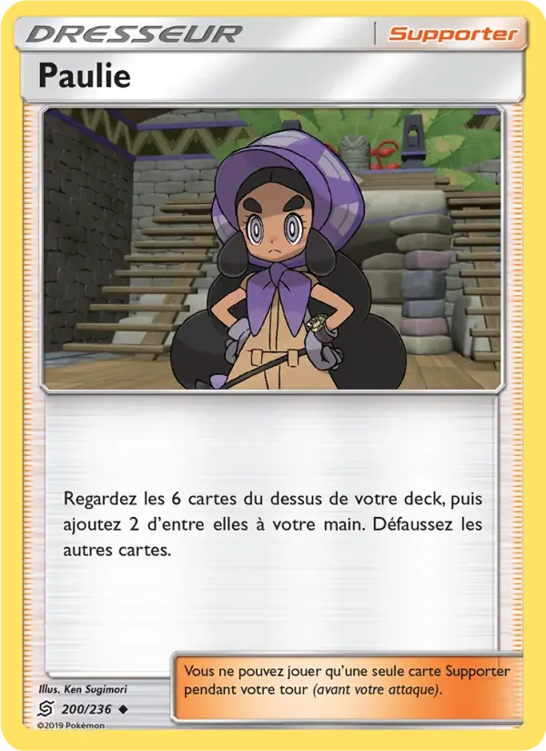 Paulie — Harmonie des Esprits 200 French Pokémon card