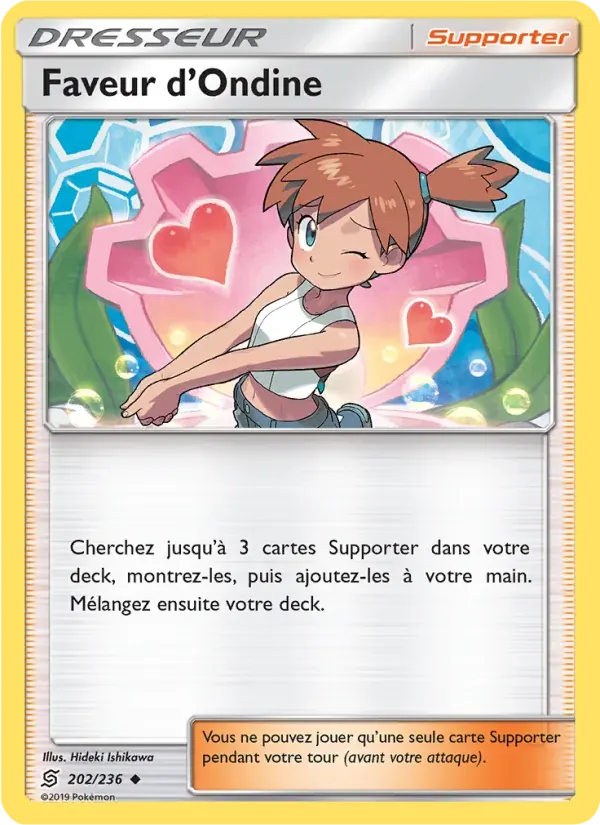 Faveur d’Ondine — Harmonie des Esprits 202 French Pokémon card