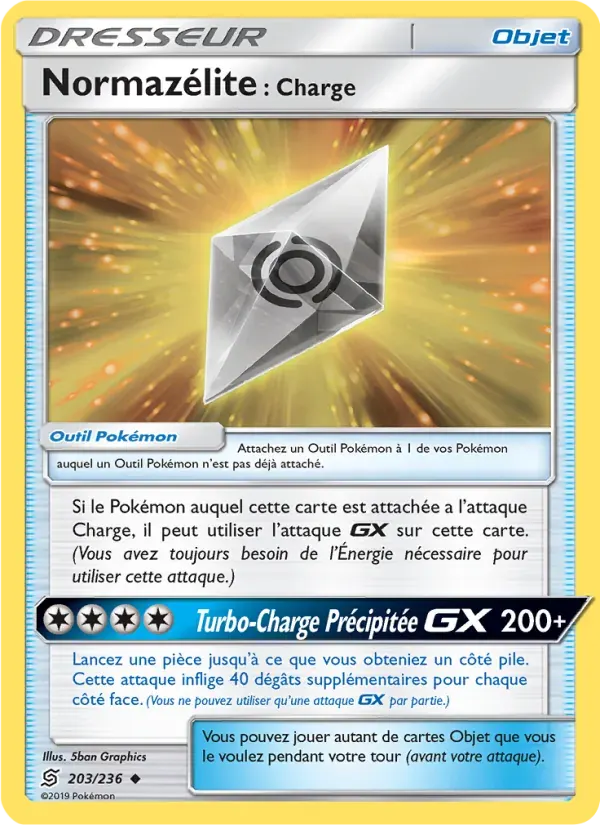 Normazélite : Charge — Harmonie des Esprits 203 French Pokémon card