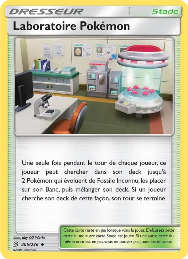 Laboratoire Pokémon — Harmonie des Esprits 205 French Pokémon card