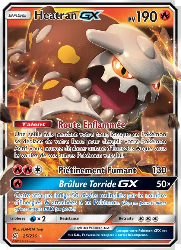 Heatran GX — Harmonie des Esprits 25 French Pokémon card