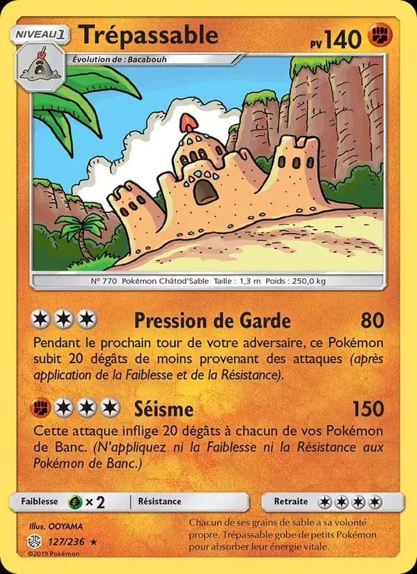 Trépassable — Éclipse Cosmique 127 French Pokémon card