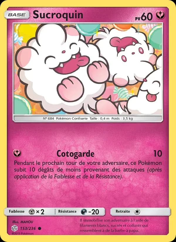 Sucroquin — Éclipse Cosmique 153 French Pokémon card