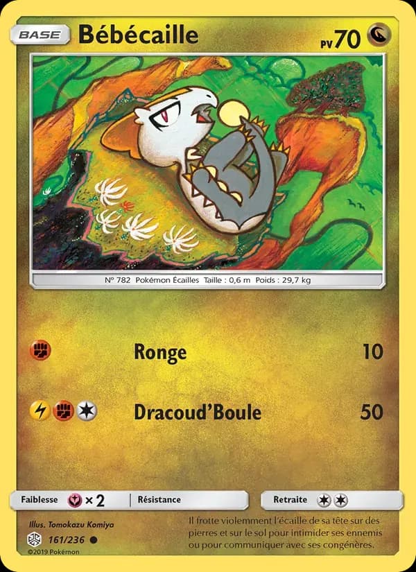 Bébécaille — Éclipse Cosmique 161 French Pokémon card
