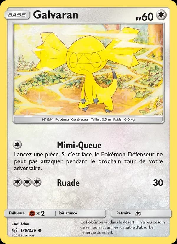 Galvaran — Éclipse Cosmique 179 French Pokémon card