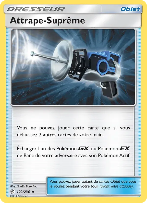 Attrape-Suprême — Éclipse Cosmique 192 French Pokémon card