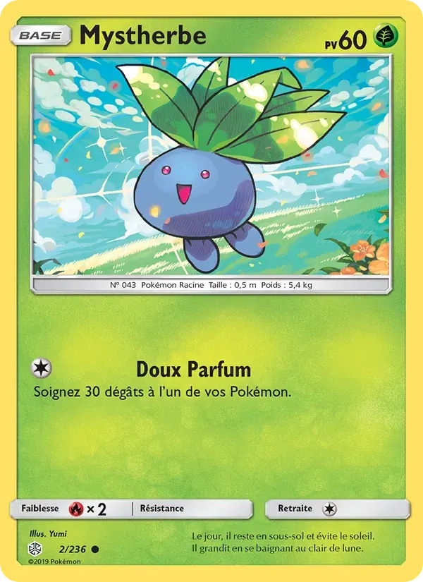 Mystherbe — Éclipse Cosmique 2 French Pokémon card