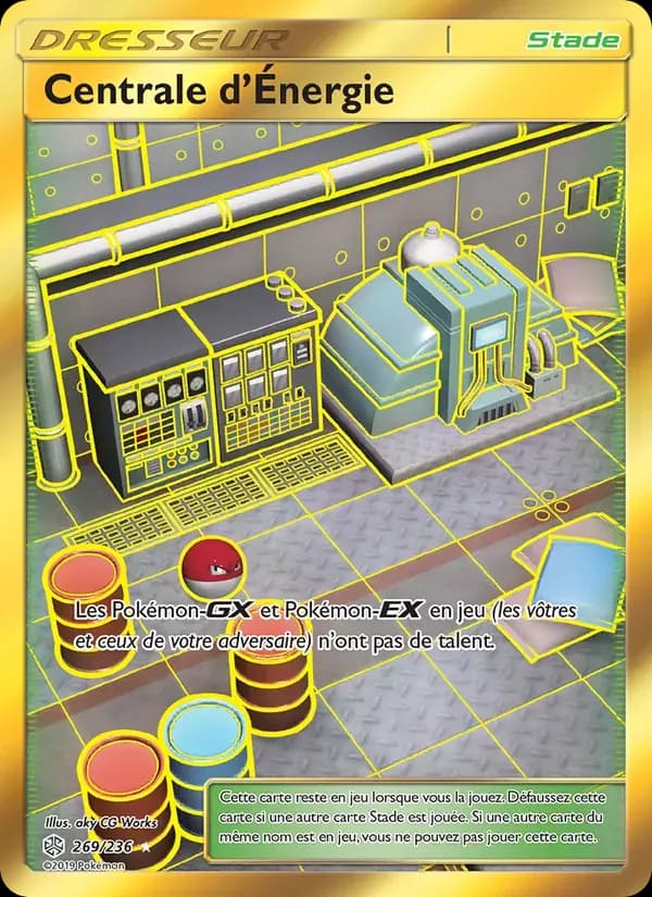 Centrale d’Énergie — Éclipse Cosmique 269 French Pokémon card
