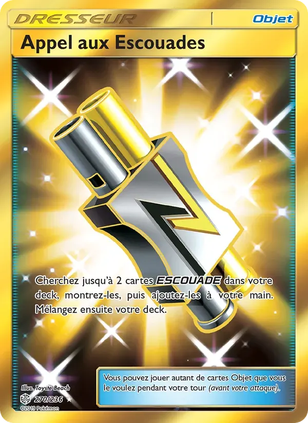 Appel aux Escouades — Éclipse Cosmique 270 French Pokémon card