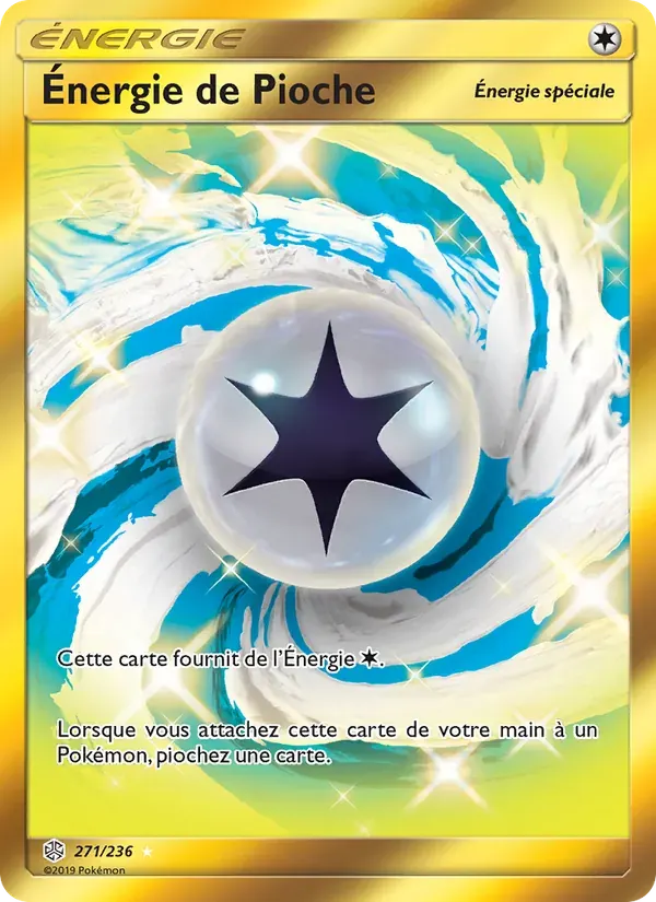Énergie de Pioche — Éclipse Cosmique 271 French Pokémon card
