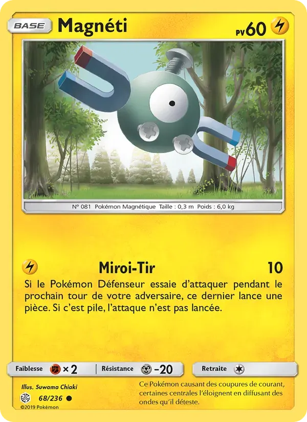 Magnéti — Éclipse Cosmique 68 French Pokémon card