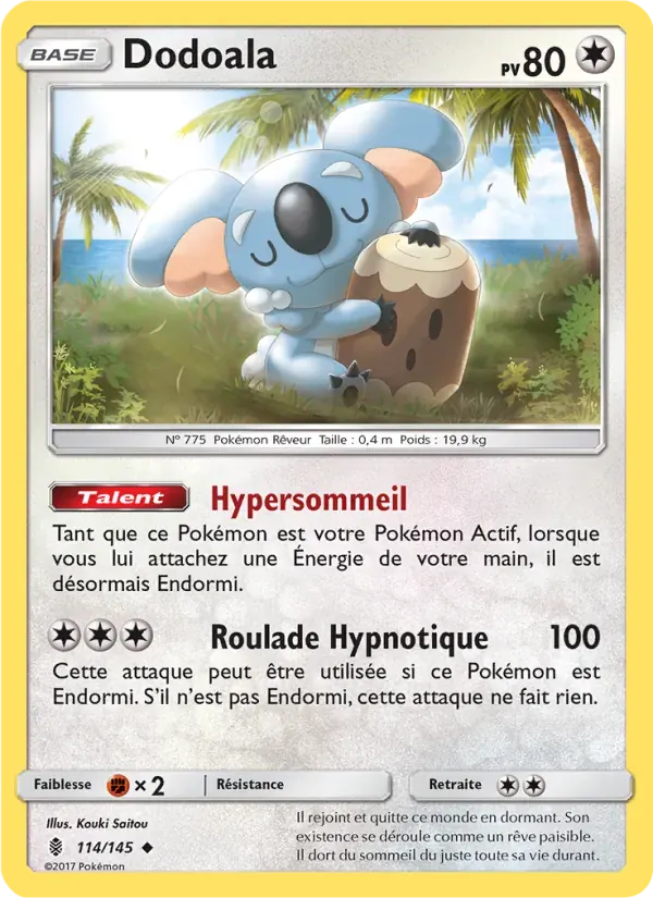 Dodoala — Gardiens Ascendants 114 French Pokémon card