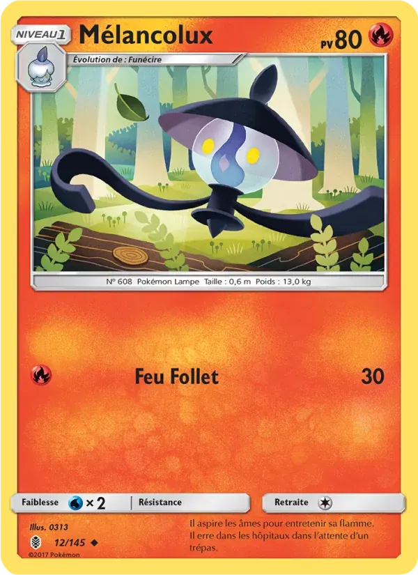 Mélancolux — Gardiens Ascendants 12 French Pokémon card