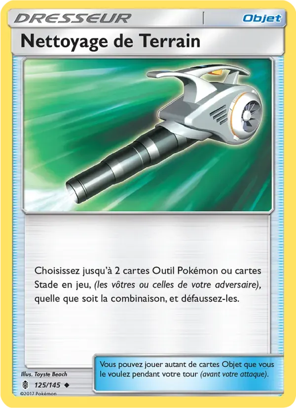 Nettoyage de Terrain — Gardiens Ascendants 125 French Pokémon card