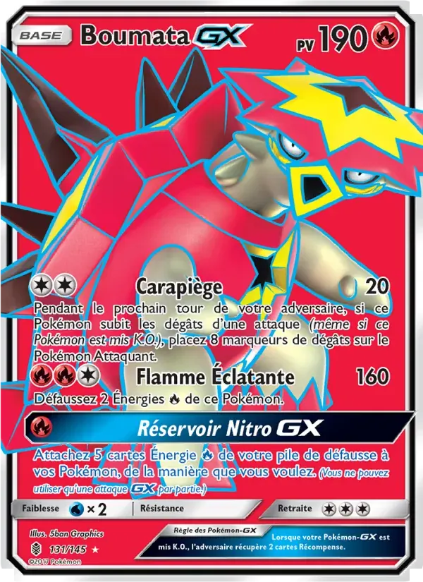 Boumata GX — Gardiens Ascendants 131 French Pokémon card