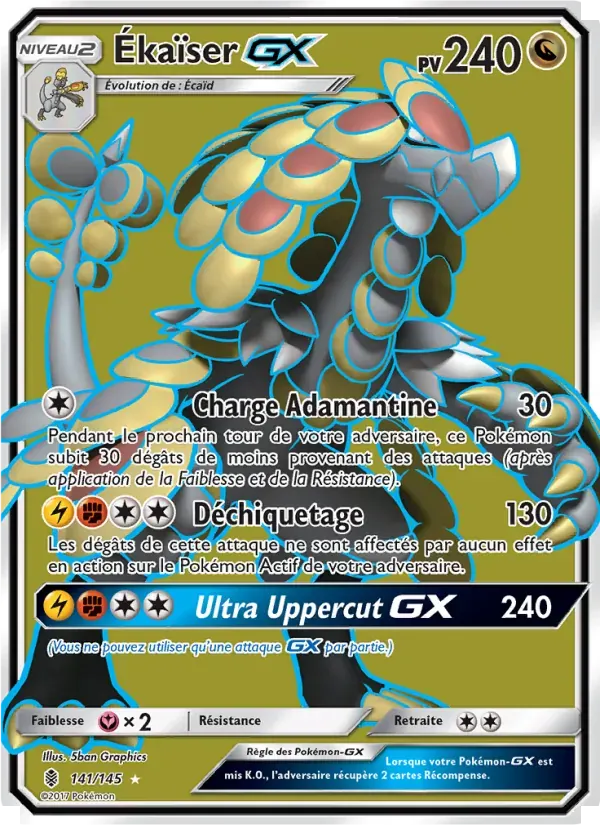 Ékaïser GX — Gardiens Ascendants 141 French Pokémon card