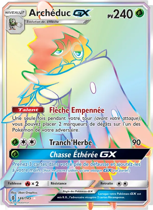 Archéduc GX — Gardiens Ascendants 146 French Pokémon card