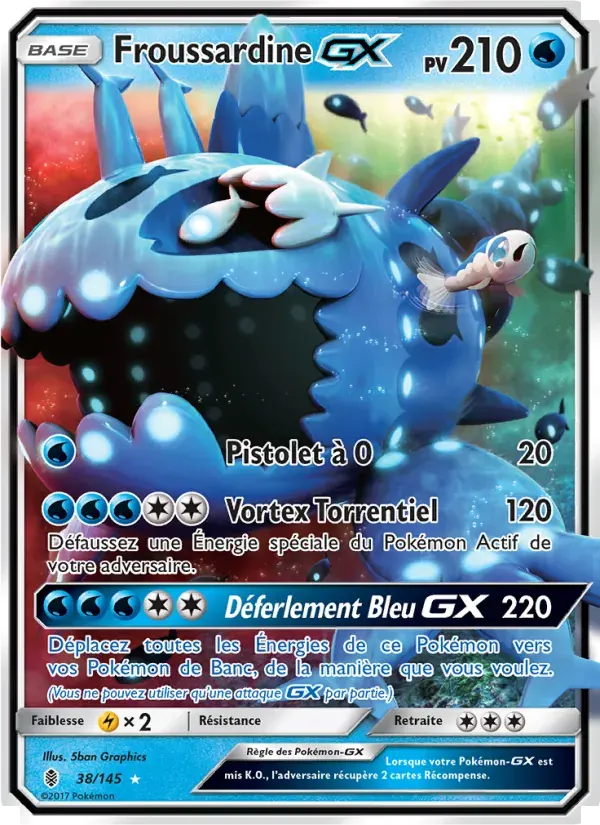 Froussardine GX — Gardiens Ascendants 38 French Pokémon card