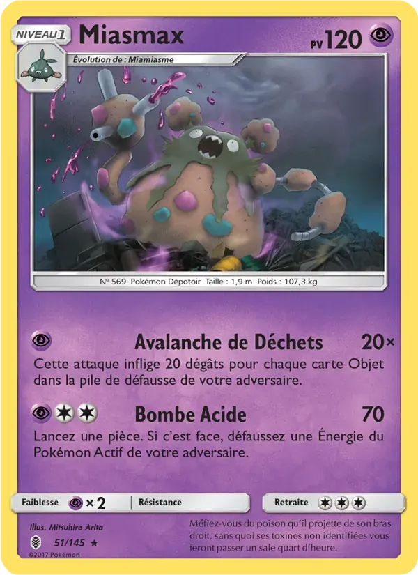 Miasmax — Gardiens Ascendants 51 French Pokémon card