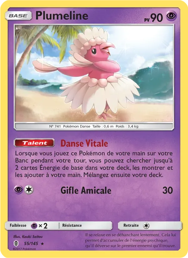 Plumeline — Gardiens Ascendants 55 French Pokémon card