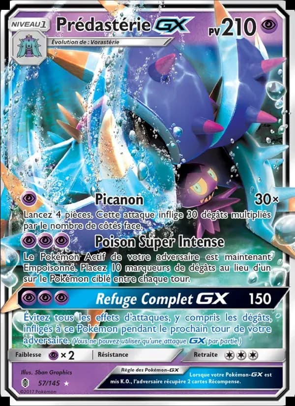 Prédastérie GX — Gardiens Ascendants 57 French Pokémon card