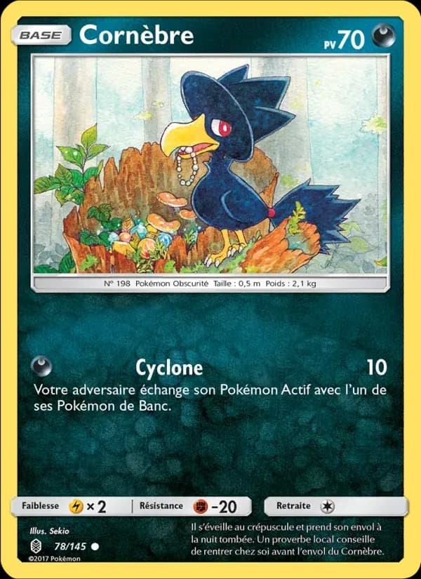 Cornèbre — Gardiens Ascendants 78 French Pokémon card