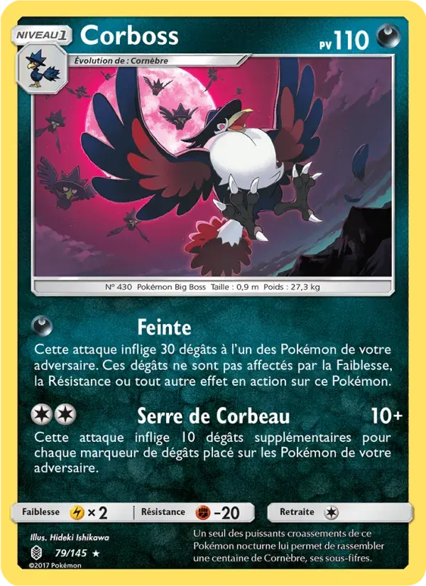 Corboss — Gardiens Ascendants 79 French Pokémon card