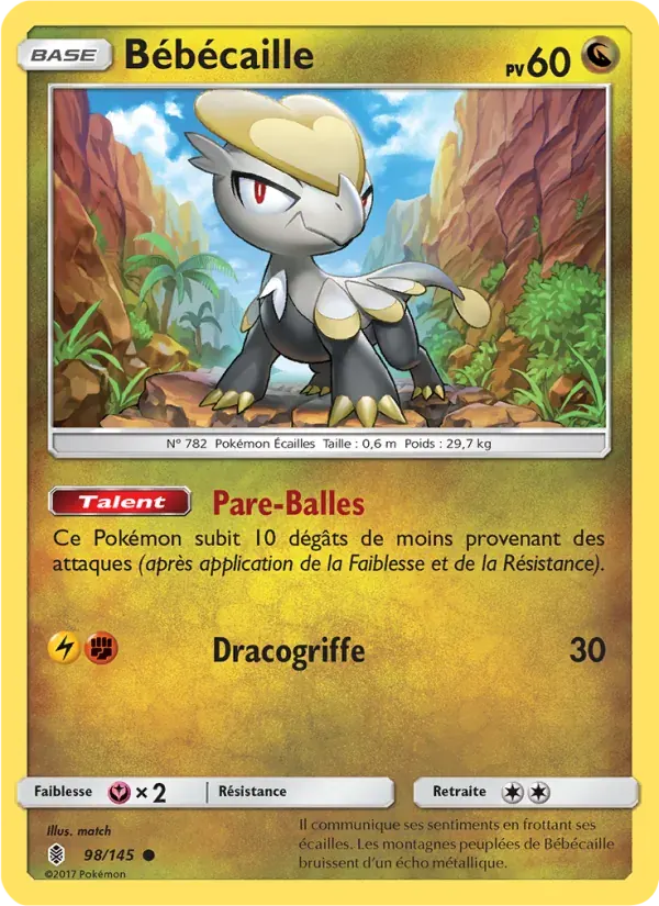 Bébécaille — Gardiens Ascendants 98 French Pokémon card