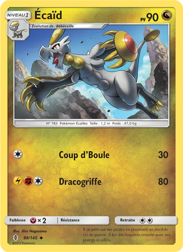 Écaïd — Gardiens Ascendants 99 French Pokémon card