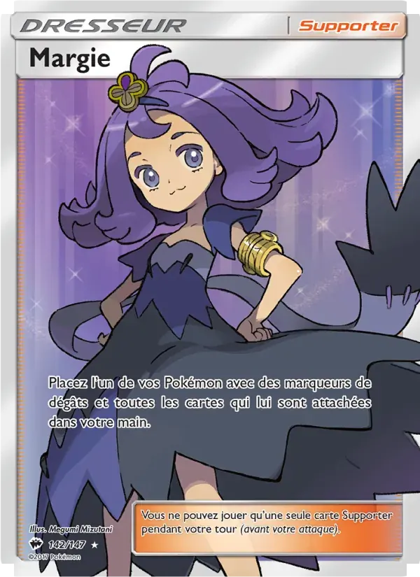 Margie — Ombres Ardentes 142 French Pokémon card