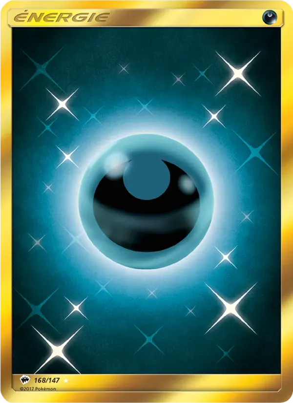 Énergie Obscurité — Ombres Ardentes 168 French Pokémon card