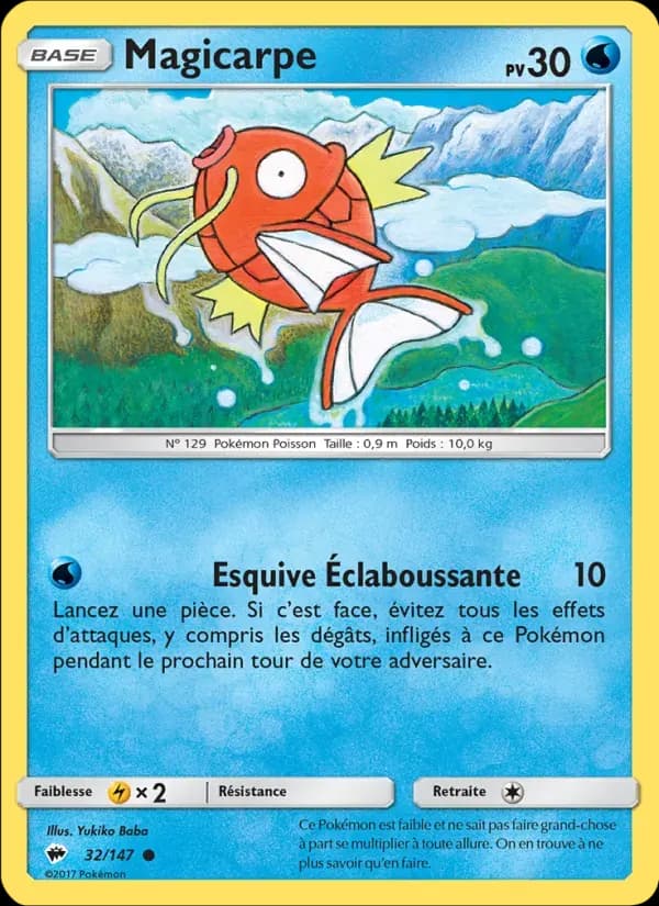 Magicarpe — Ombres Ardentes 32 French Pokémon card