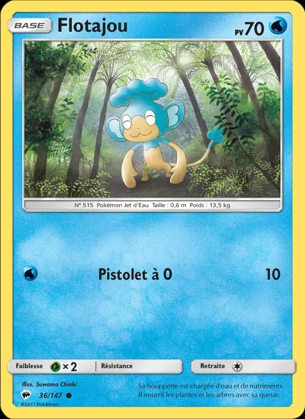 Flotajou — Ombres Ardentes 36 French Pokémon card