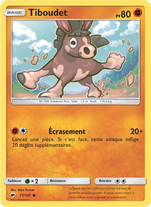 Tiboudet — Ombres Ardentes 77 French Pokémon card