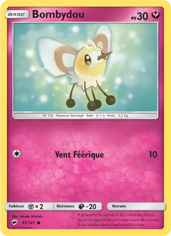 Bombydou — Ombres Ardentes 95 French Pokémon card