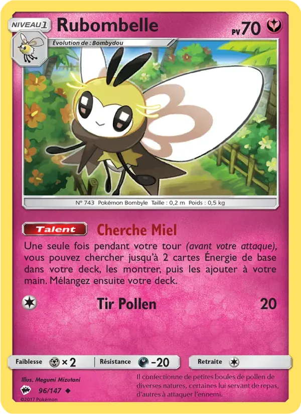 Rubombelle — Ombres Ardentes 96 French Pokémon card