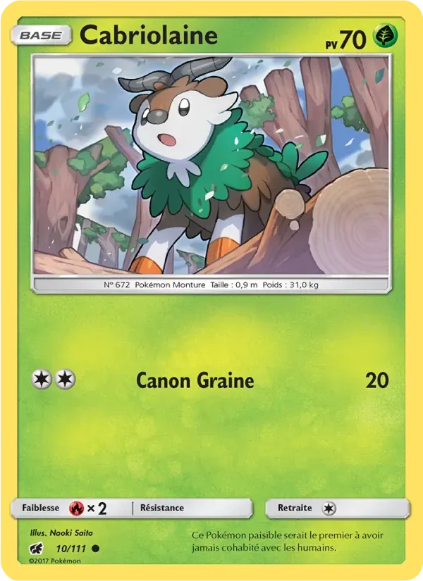 Cabriolaine — Invasion Carmin 10 French Pokémon card