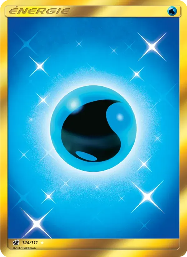 Énergie Eau — Invasion Carmin 124 French Pokémon card
