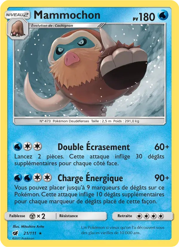 Mammochon — Invasion Carmin 21 French Pokémon card