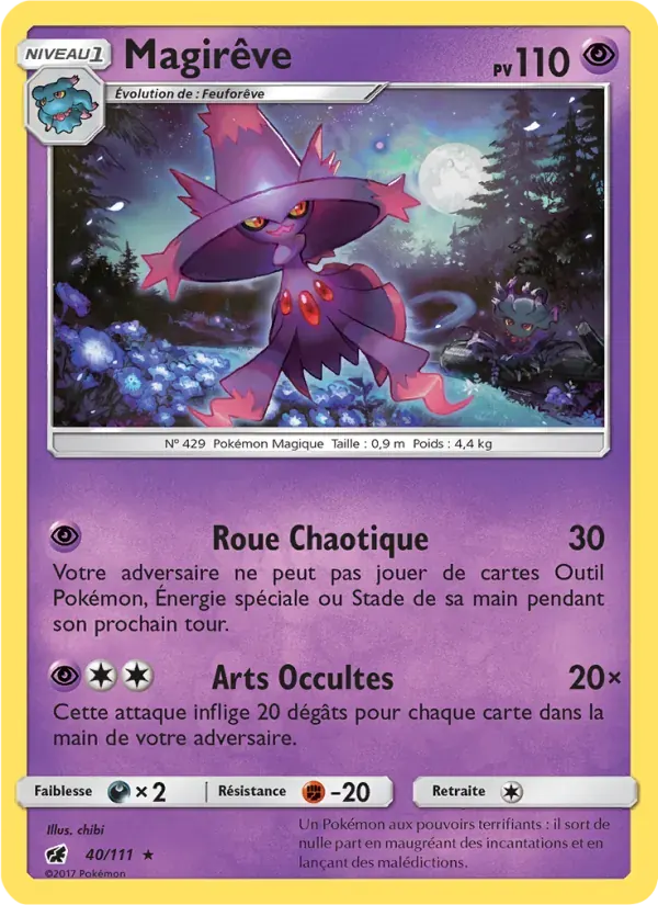 Magirêve — Invasion Carmin 40 French Pokémon card