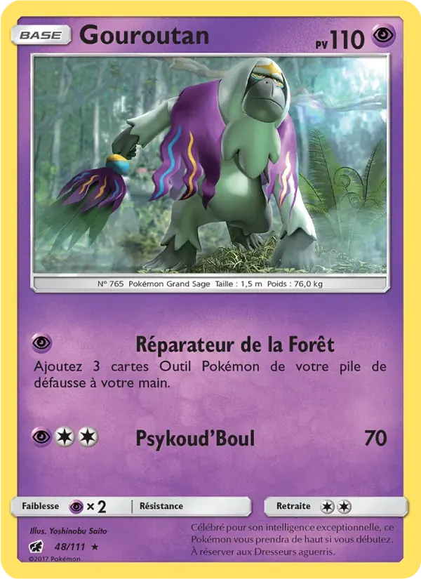 Gouroutan — Invasion Carmin 48 French Pokémon card