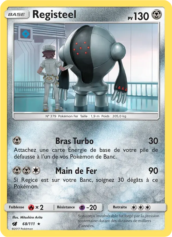 Registeel — Invasion Carmin 68 French Pokémon card