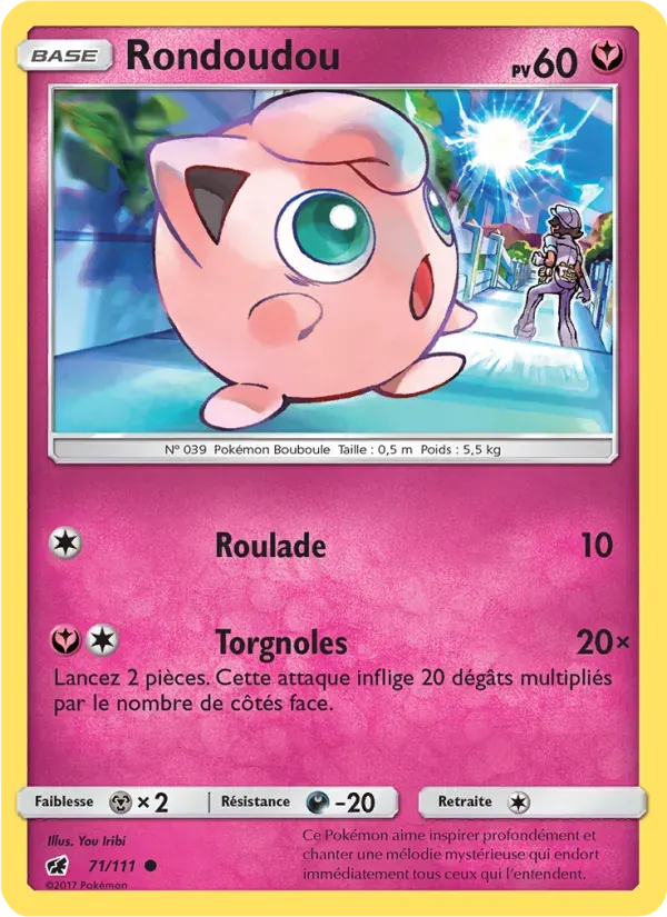 Rondoudou — Invasion Carmin 71 French Pokémon card
