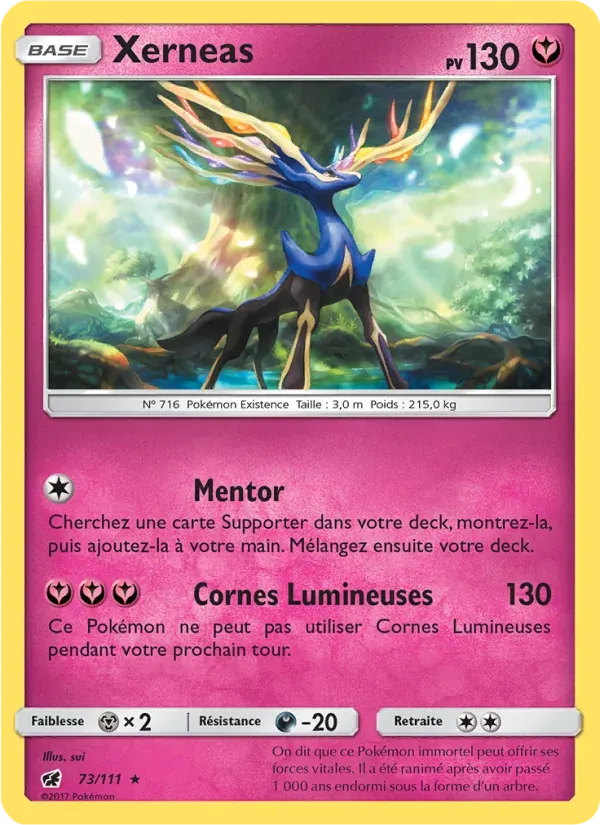 Xerneas — Invasion Carmin 73 French Pokémon card