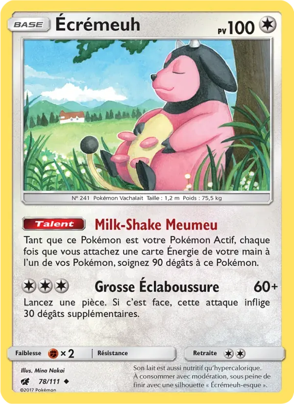 Écrémeuh — Invasion Carmin 78 French Pokémon card