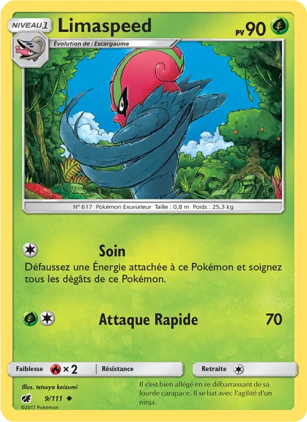 Limaspeed — Invasion Carmin 9 French Pokémon card