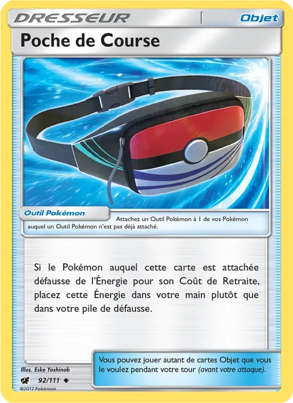 Poche de Course — Invasion Carmin 92 French Pokémon card