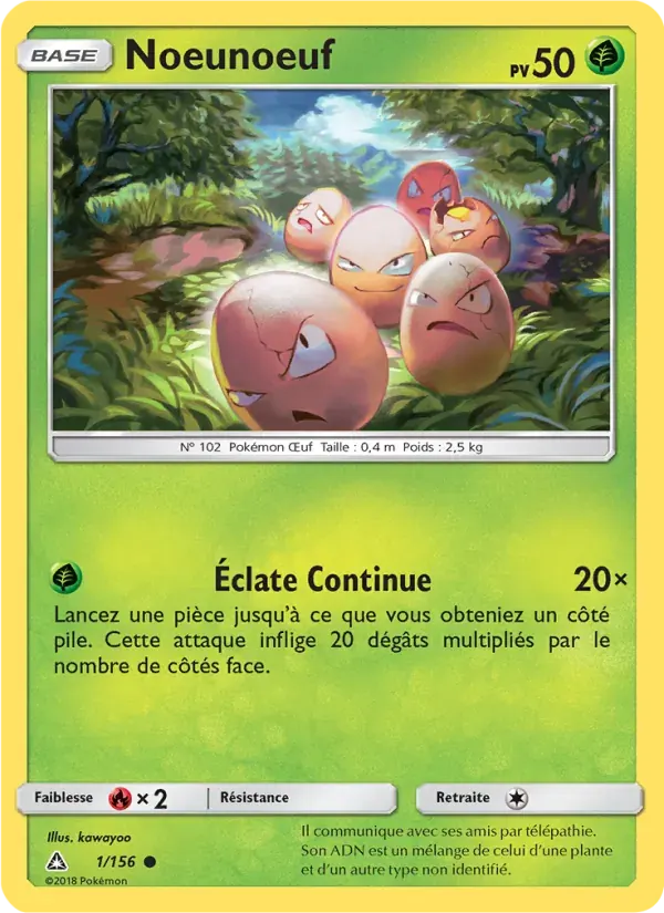 Noeunoeuf — Ultra-Prisme 1 French Pokémon card