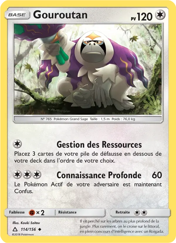 Gouroutan — Ultra-Prisme 114 French Pokémon card