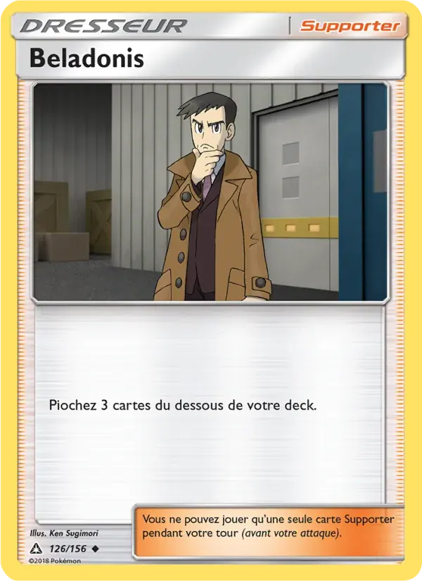 Beladonis — Ultra-Prisme 126 French Pokémon card